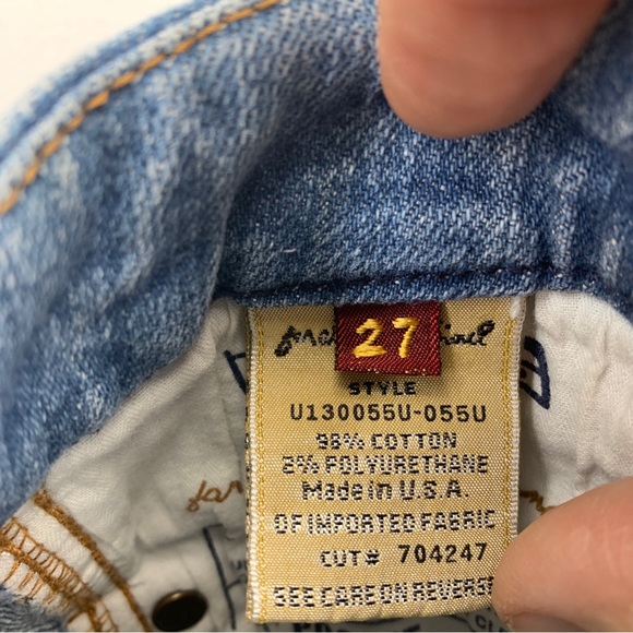 7 For All Mankind Womens 27 Jeans A Pocket Bootcut Low-rise Stretch Light - Picture 7 of 14